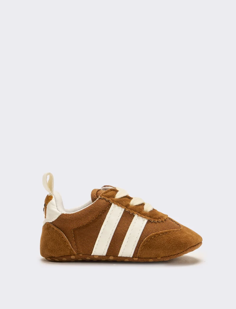 Scarpa Teddy da neonato - Marrone