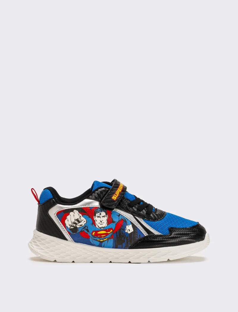 Sneakers Superman© da bambino con strappo - Blu