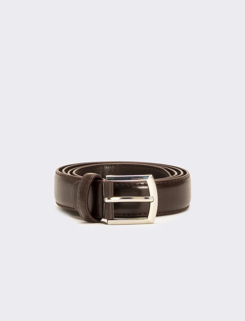 Cintura uomo classica bombata h 3 cm - Moro
