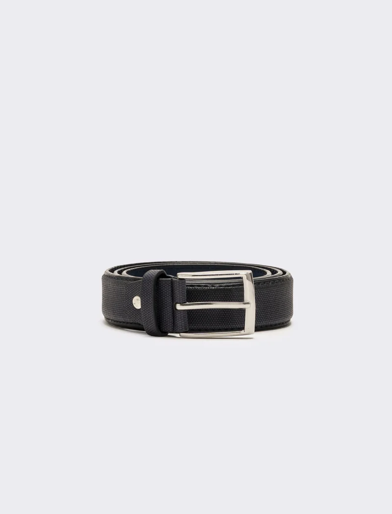 Cintura uomo fusto stampato - Denim