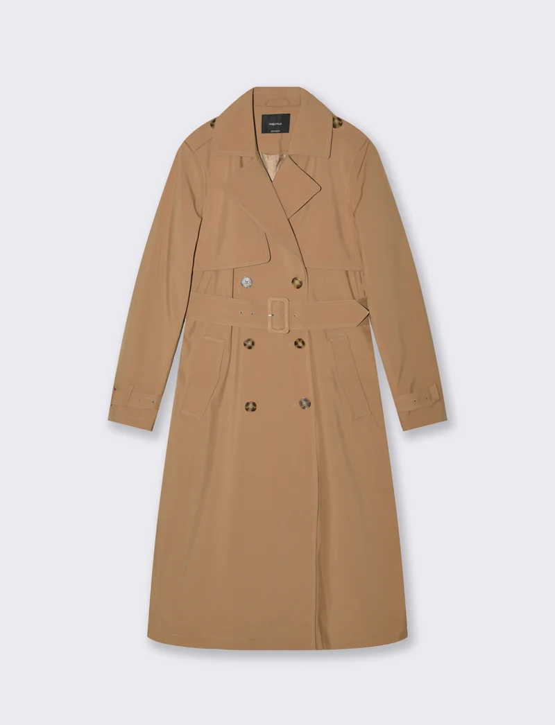 TRENCH CON CINTURA - Cammello