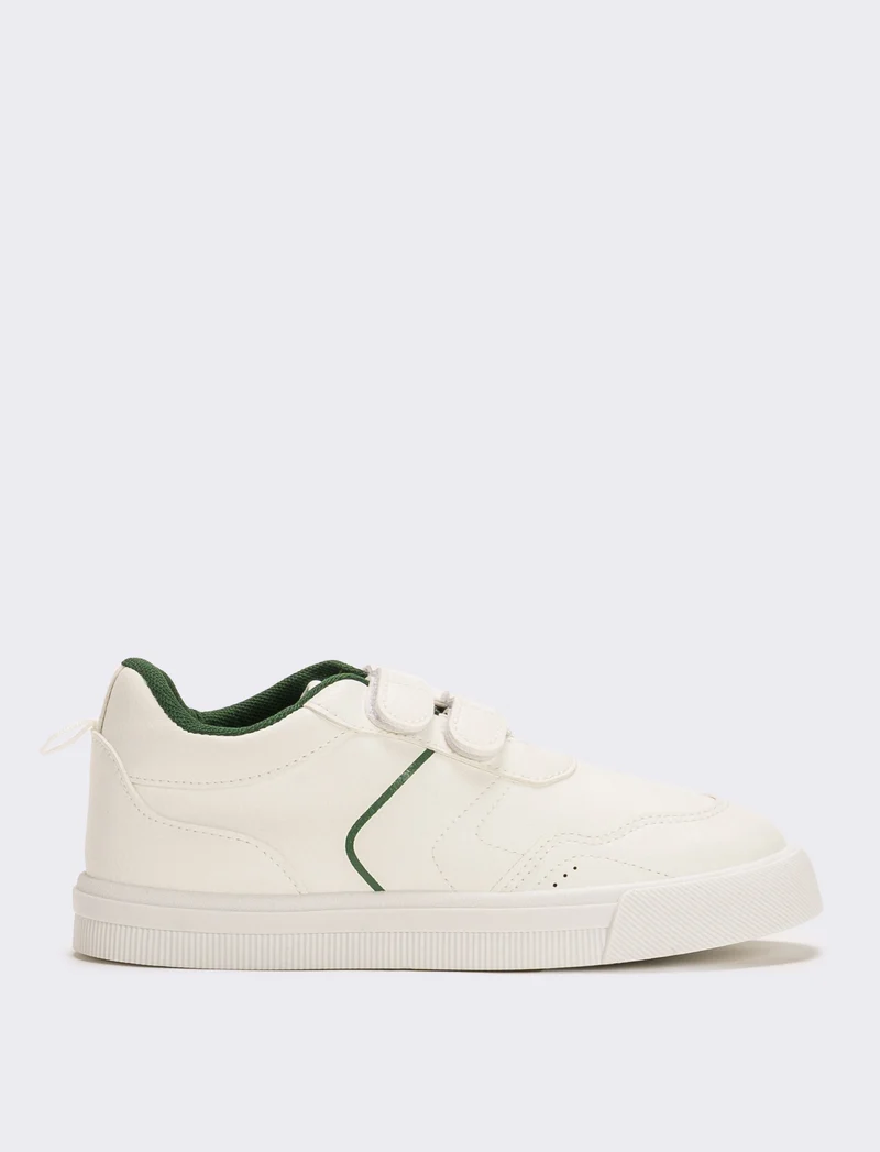 Sneakers minimal da bambino - Bianco