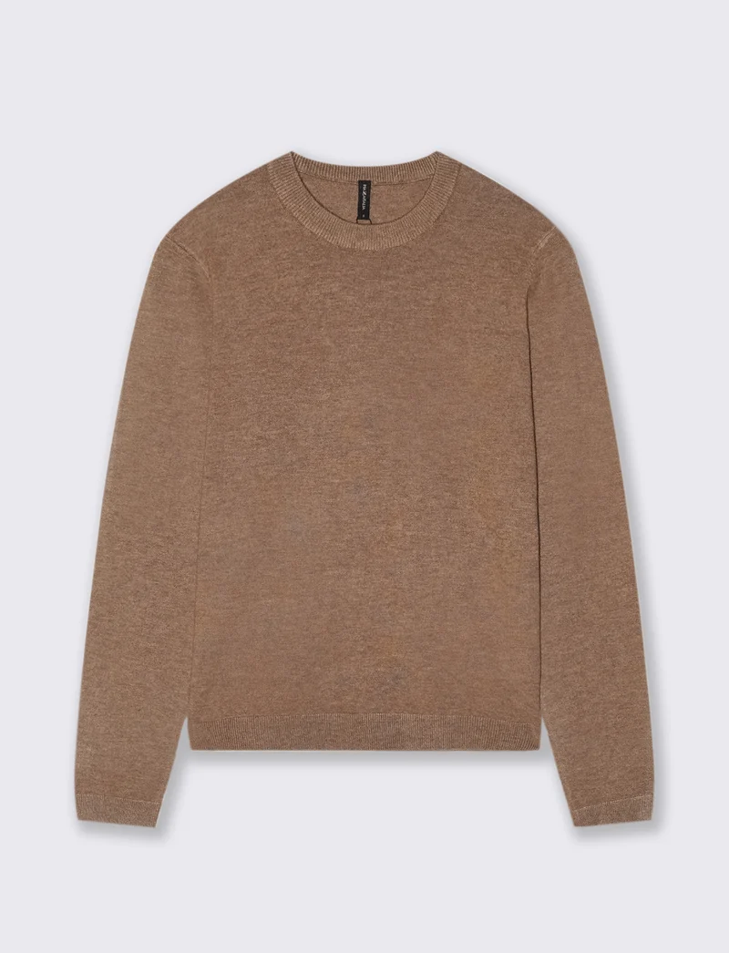 PULLOVER BASICO - Cammello