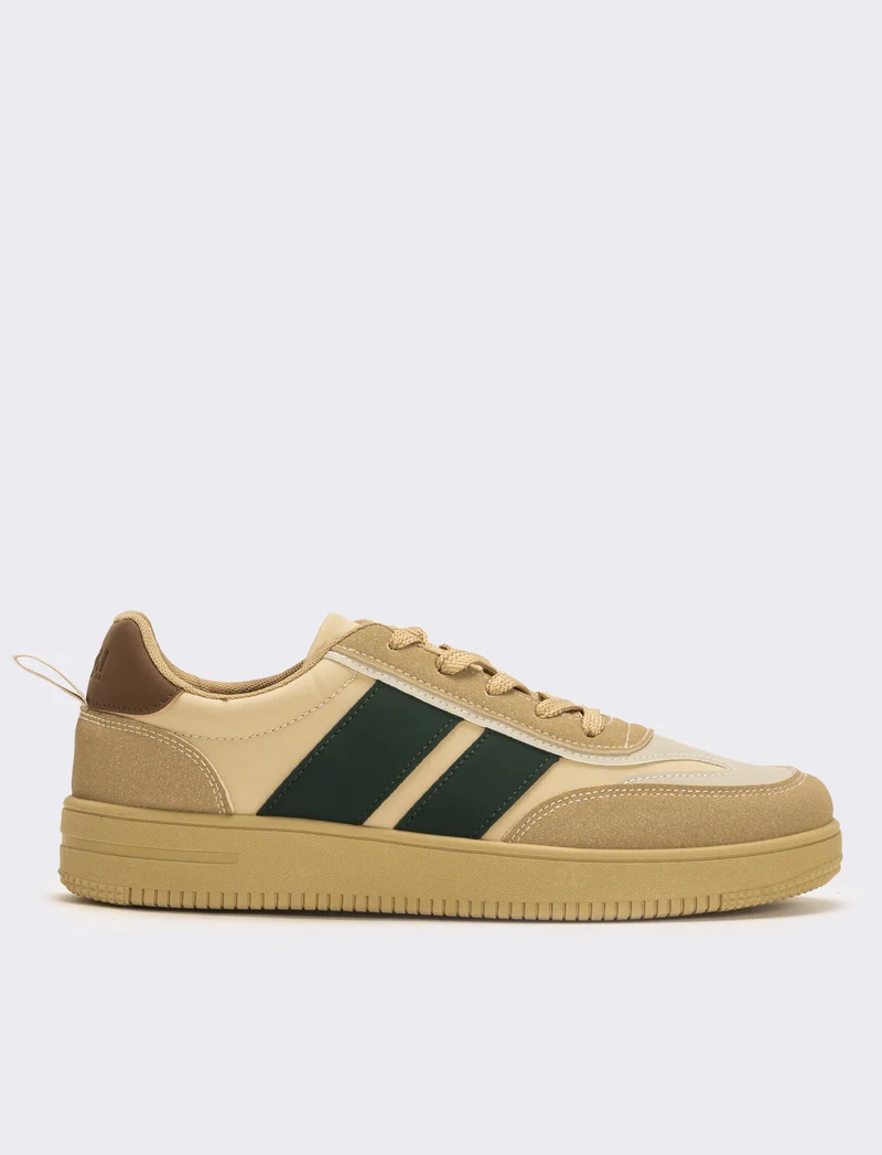 Sneakers camel da uomo - Cammello