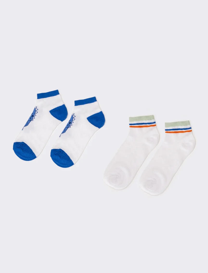 Calzino bambino bipack dinosauri - Blu