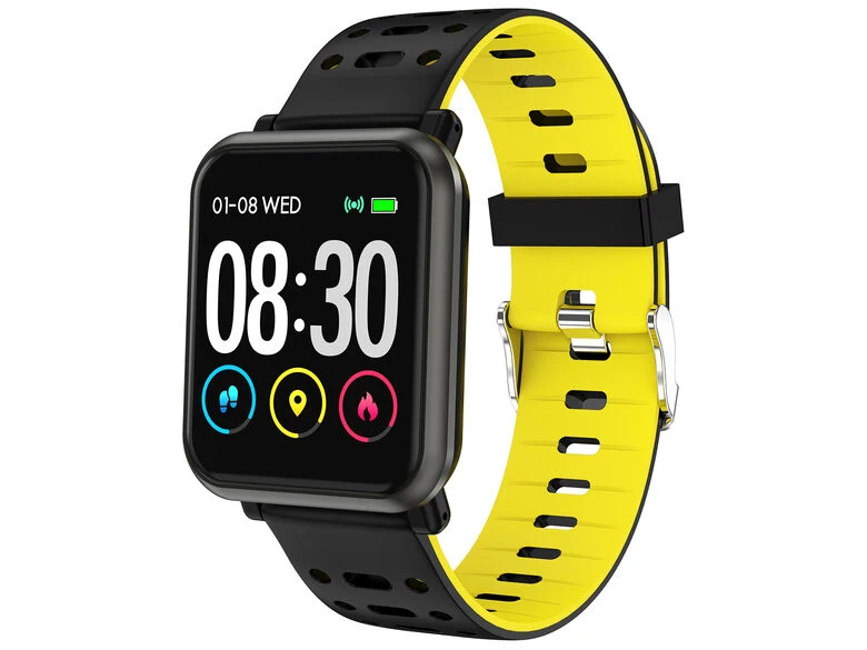 Trevi T-FIT 210 HB TFT Braccialetto per rilevamento di attività 3,3 cm (1.3") IP67 Giallo