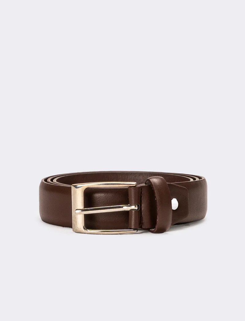 Cintura uomo saldata - Marrone
