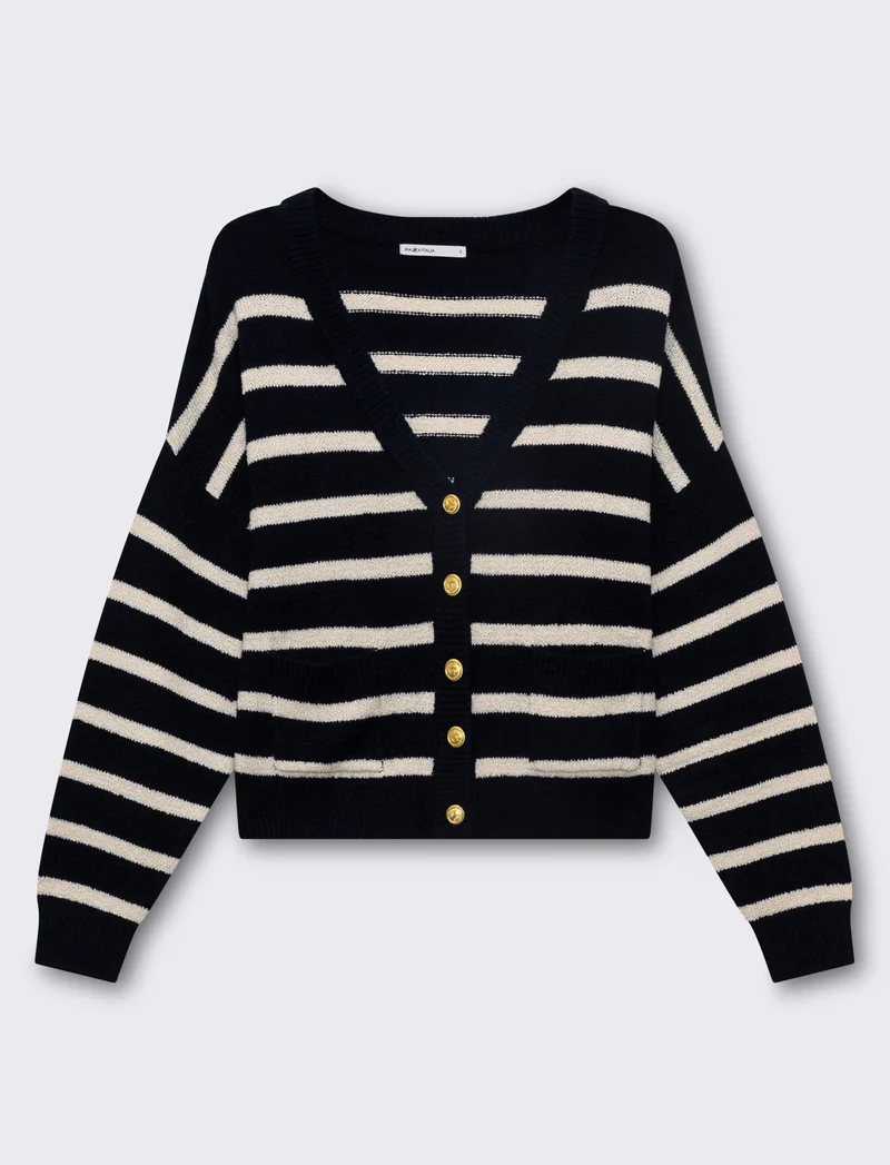 Cardigan con scollo a v da donna - var 2