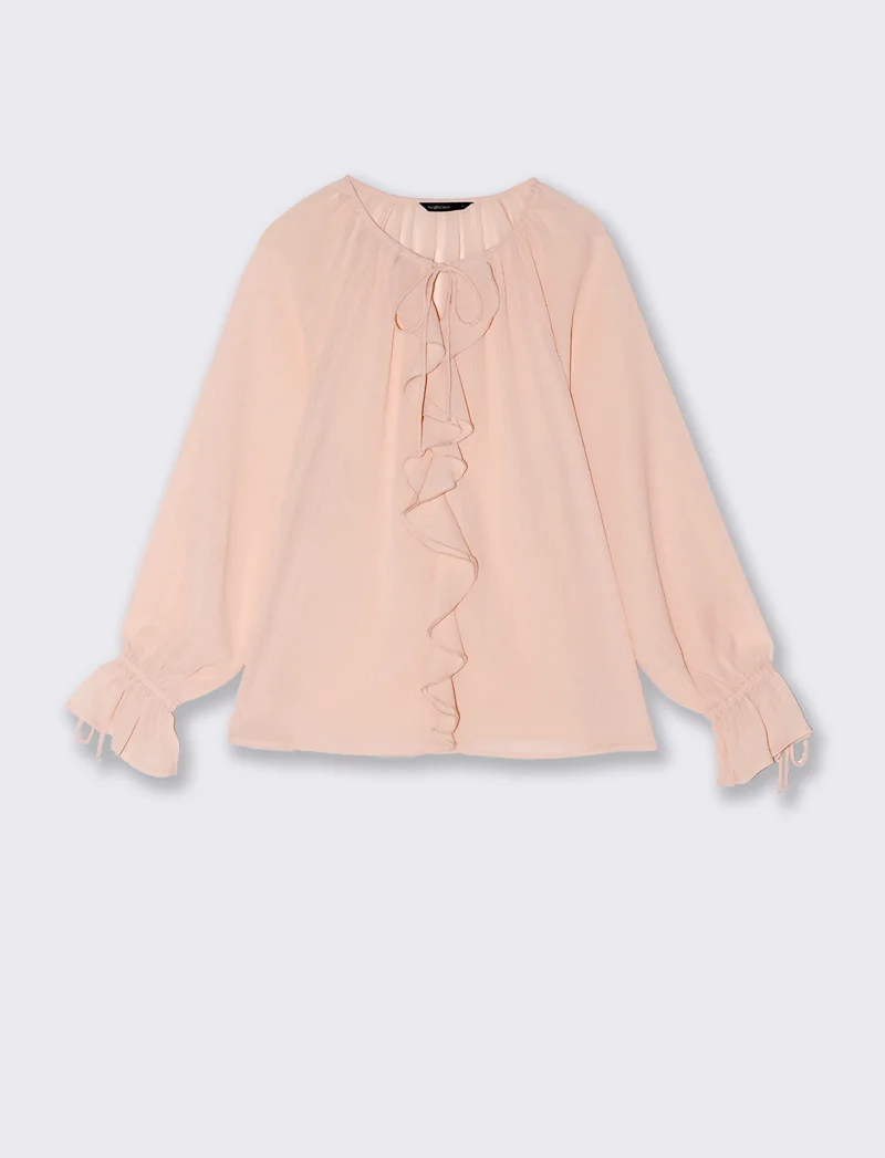 CASACCA CON ROUCHES - Rosa chiaro