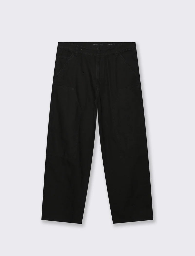 PANTALONE DENIM CARPENTER BAGGY FIT - Nero