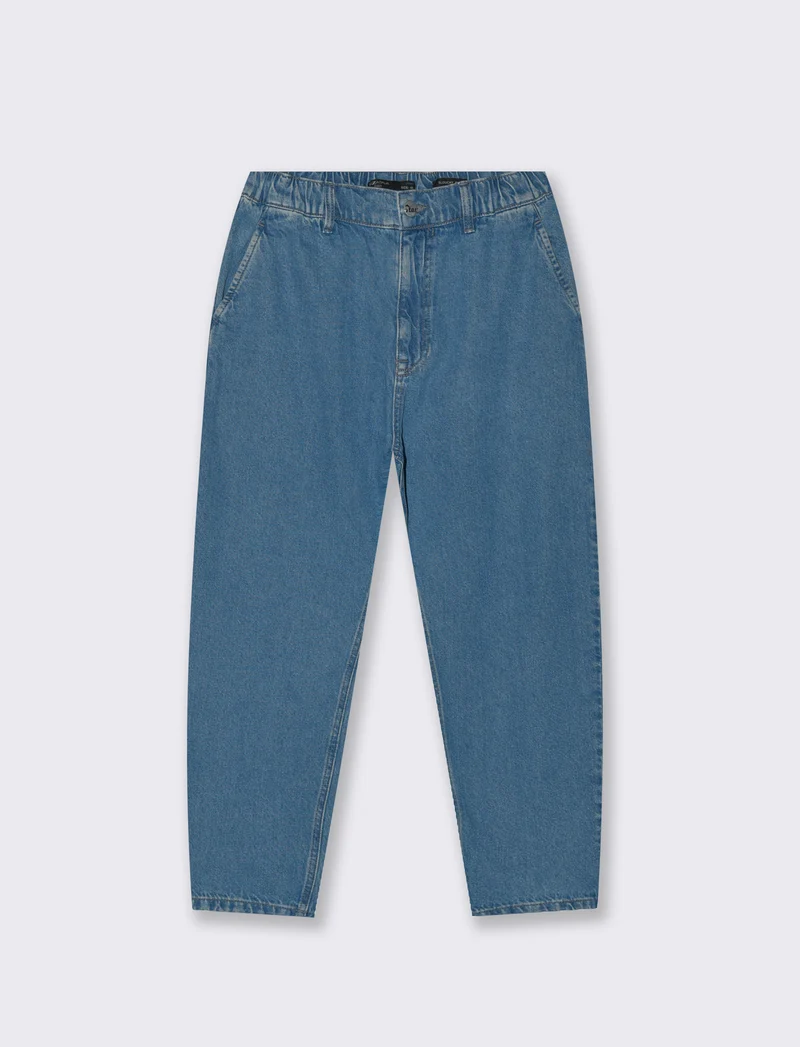 JEANS SLOUCHY FIT BLU MEDIO - Denim