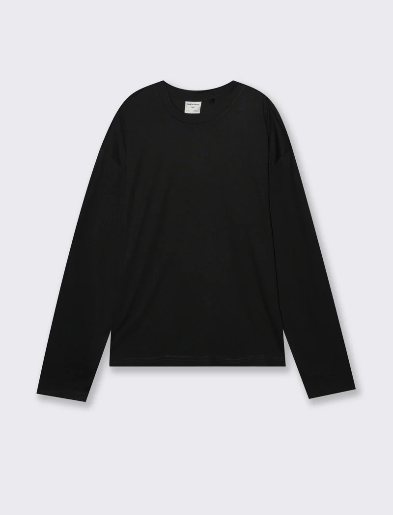 T-SHIRT RELAXED FIT - Nero