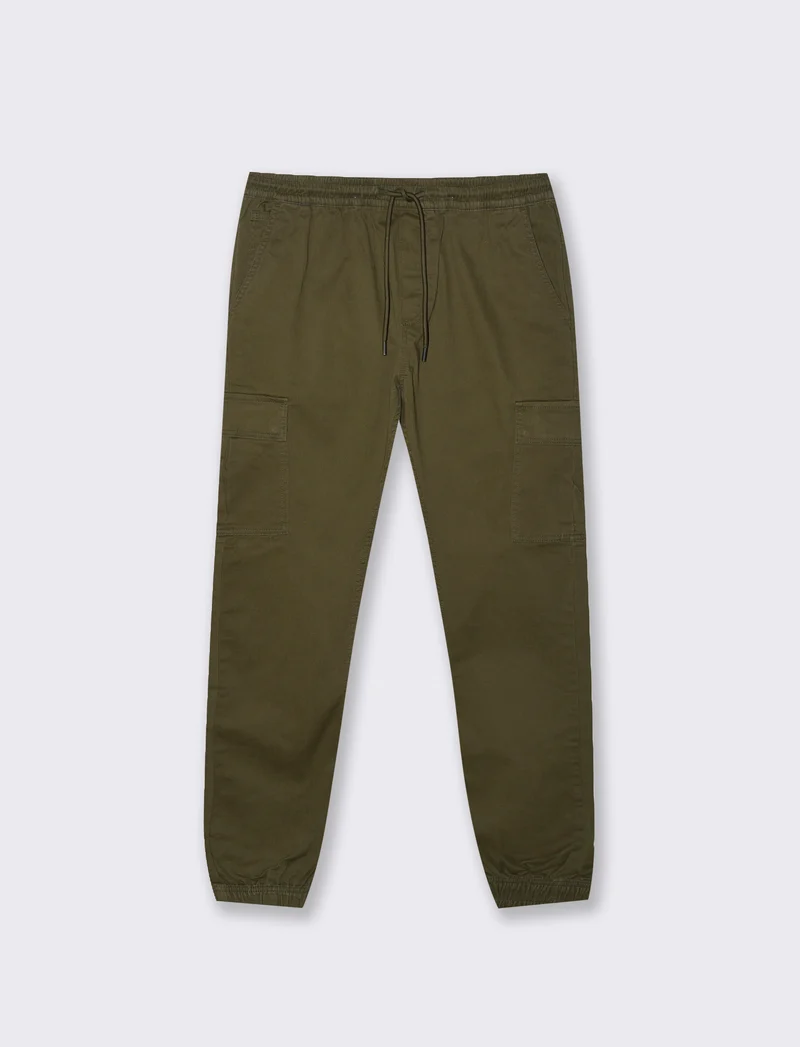 PANTALONI CARGO FIT - Verde militare
