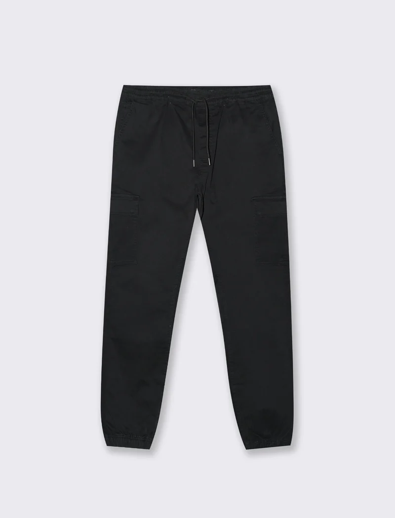 PANTALONI CARGO FIT - Nero