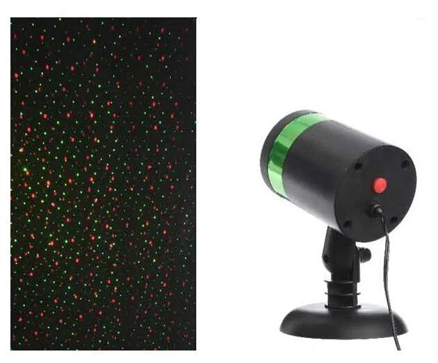 Kaemingk Proiettore Garden Led Rosso E Verde Rotazione - Campo Di Luce 20M X 56Mq Ideale Per Esterno Ed Interno