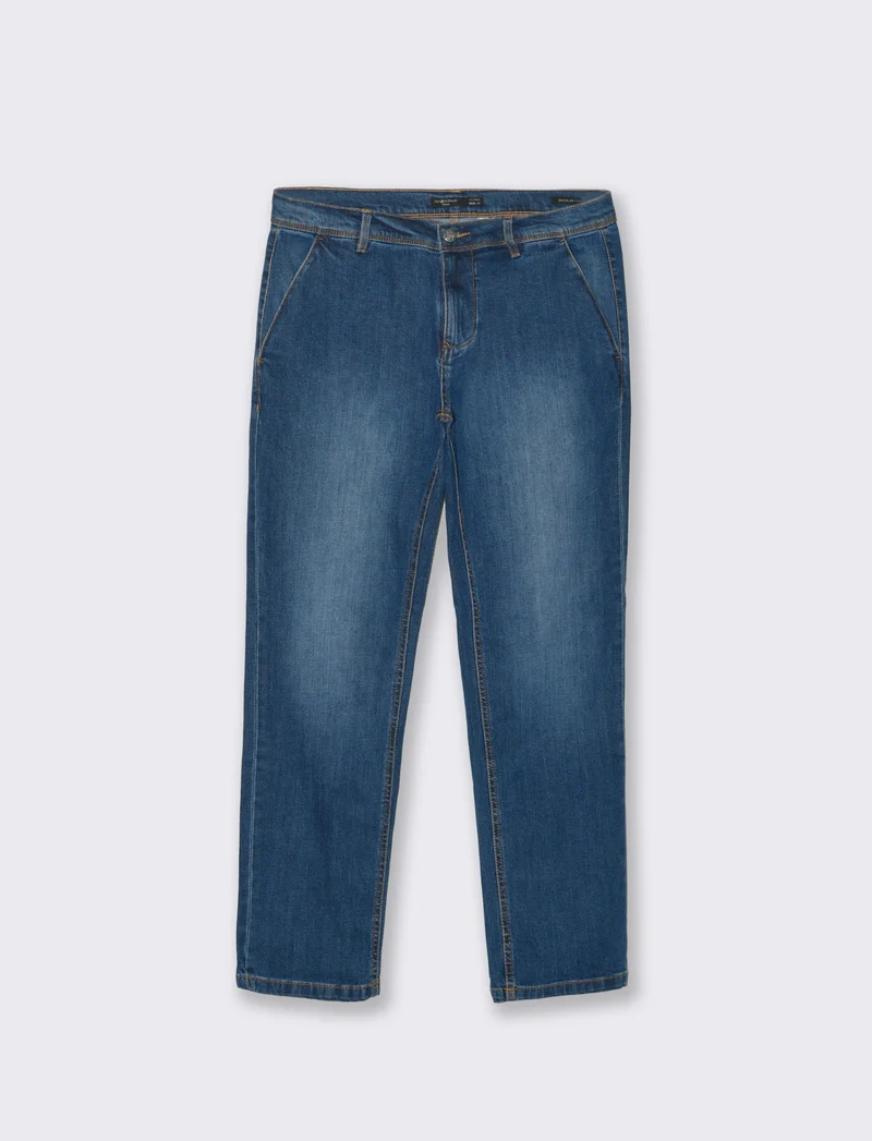 Jeans chino regular fit da uomo - Denim