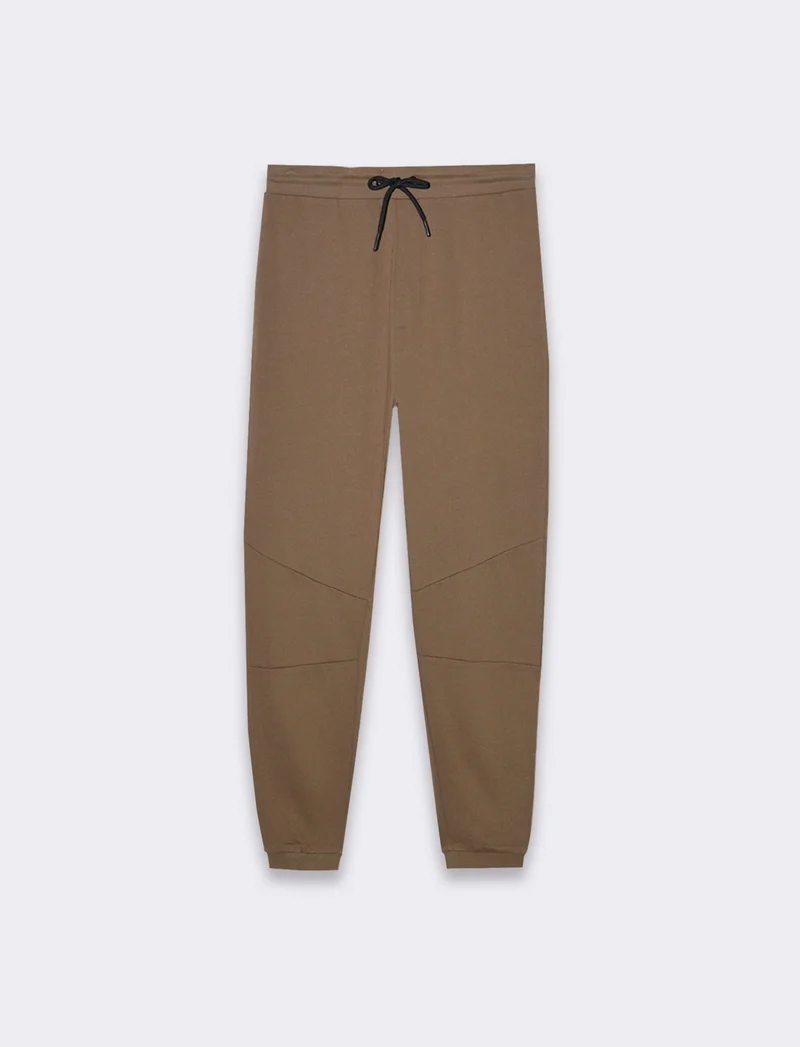 Pantaloni jogger in felpa da uomo - Verde kaki