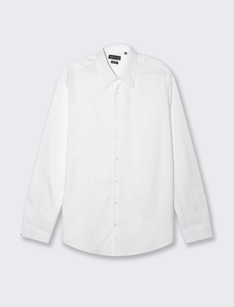 Camicia oxford regular fit da uomo - Bianco