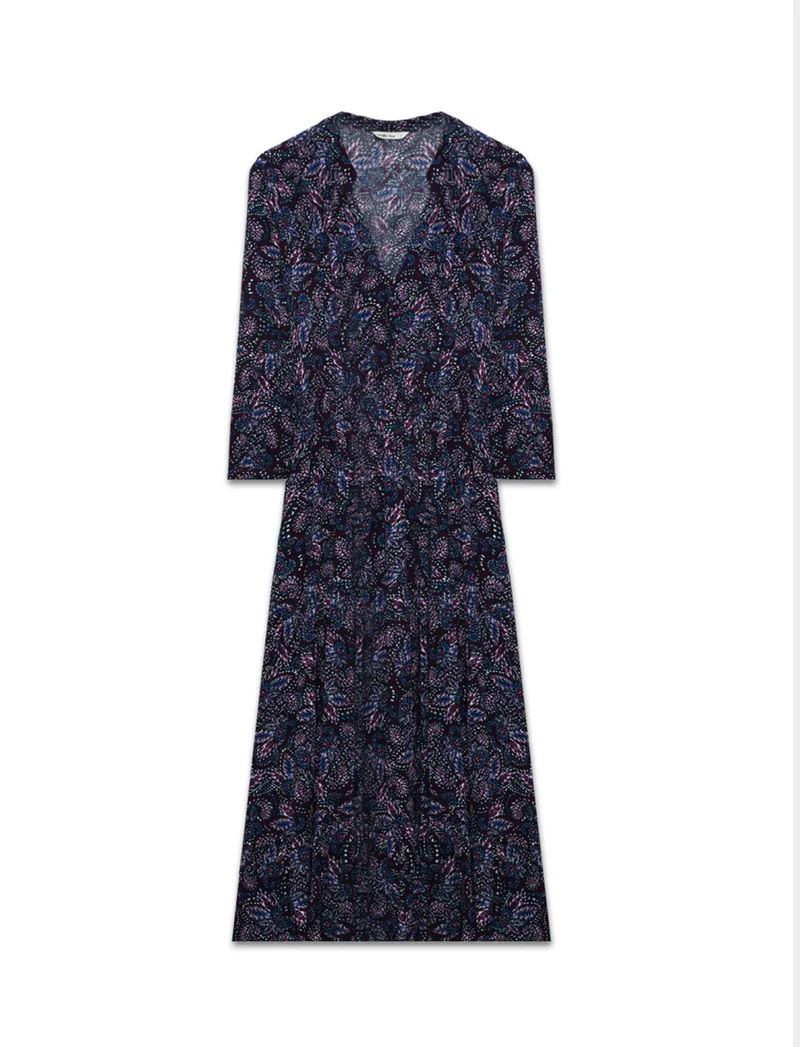 Vestito lungo con cintura da donna - var 1