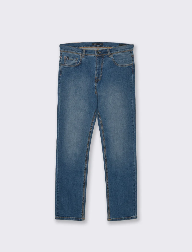 Jeans chino regular fit da uomo - Denim