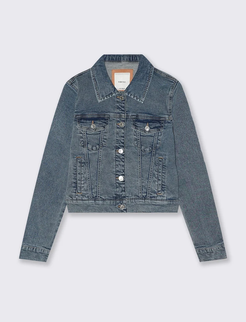 Giubbotto in jeans slim fit - Denim