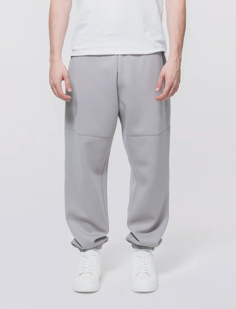 Pantaloni jogger in interlock con tasche - Sabbia