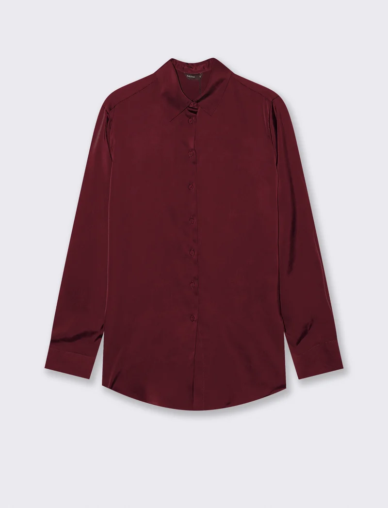 CAMICIA IN SATIN - Vinaccia