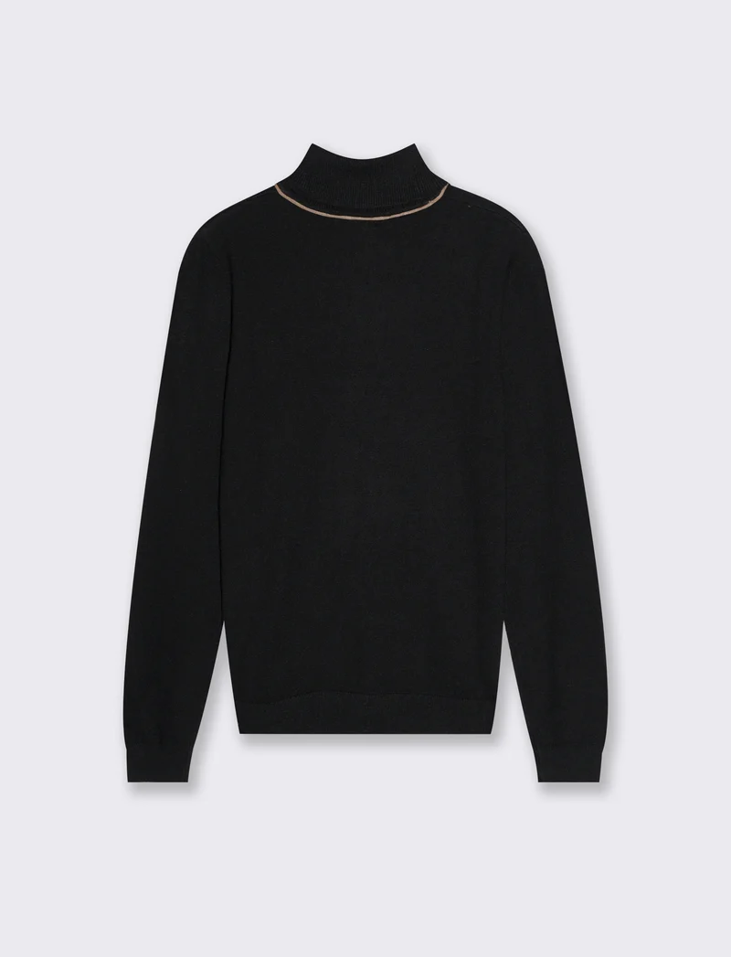 PULLOVER BASICO - Nero