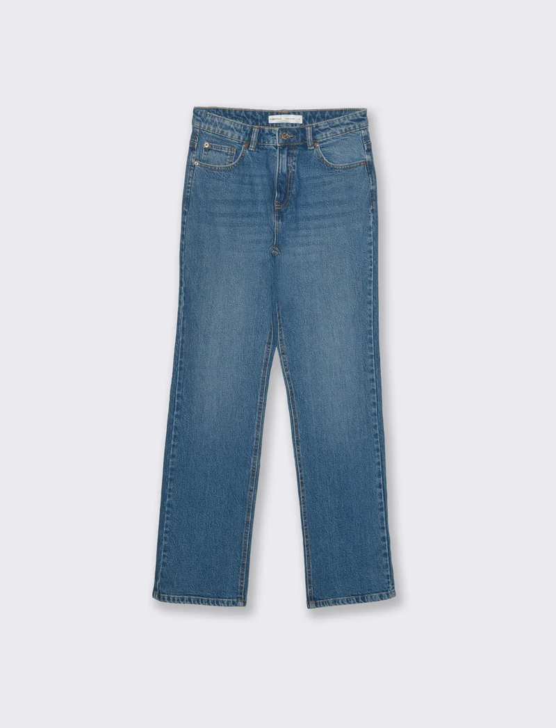 Jeans gamba diritta da donna - Denim