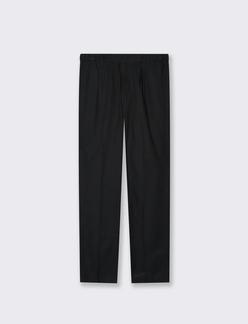 PANTALONI CHINO STRAIGHT FIT - Nero