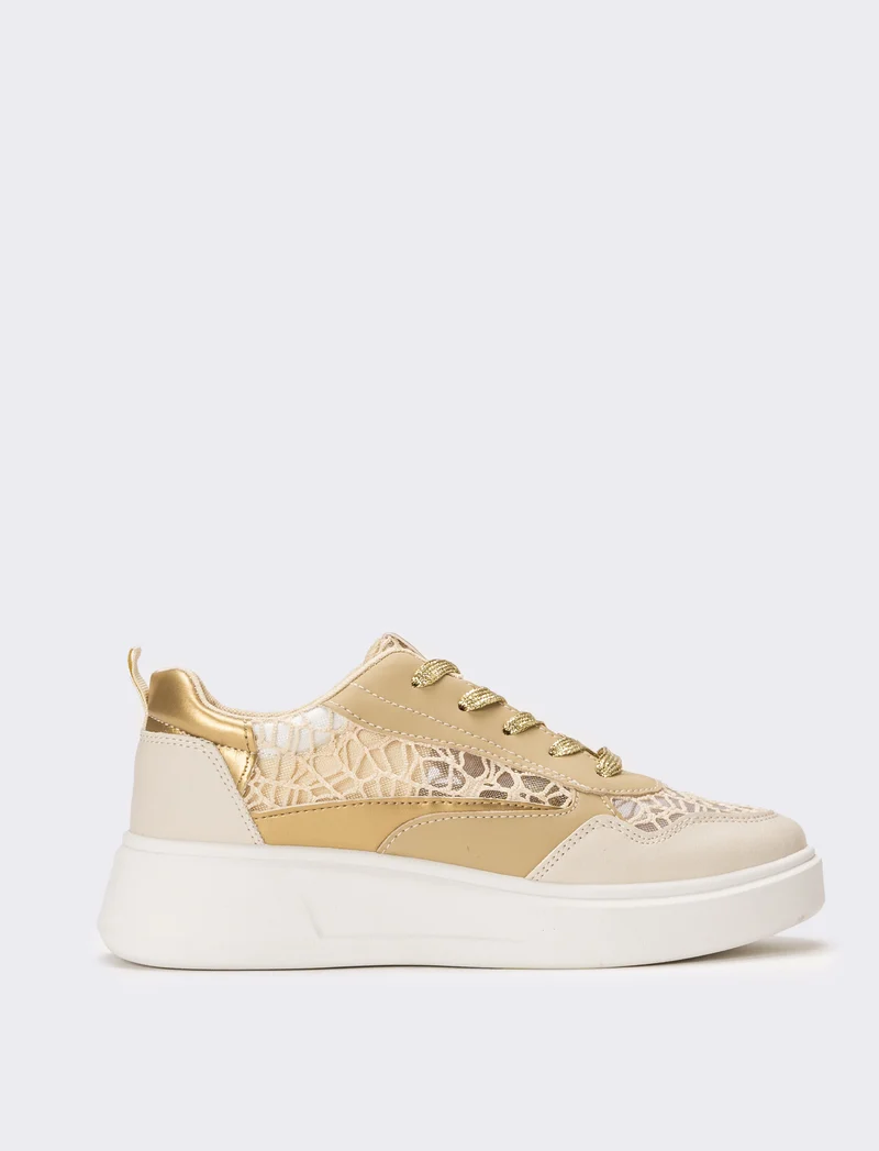 Sneakers in rete da donna - Beige