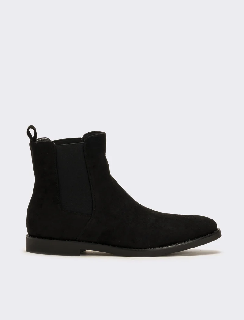 Stivale minimal da uomo - Nero