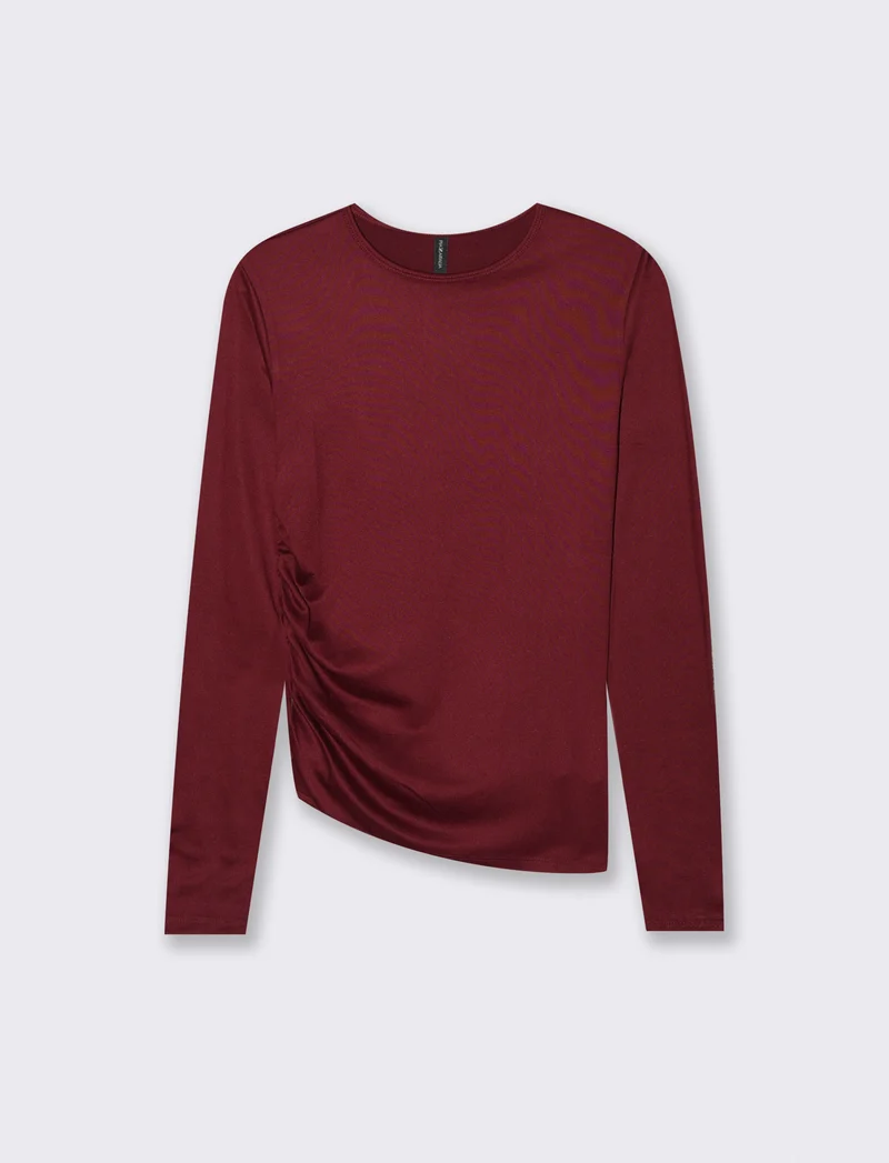T-SHIRT CON ARRICCIO - Vinaccia