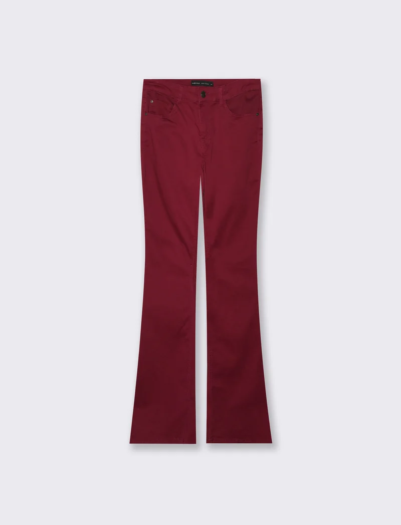 JEANS BOOTCUT VITA REGOLARE - Vinaccia