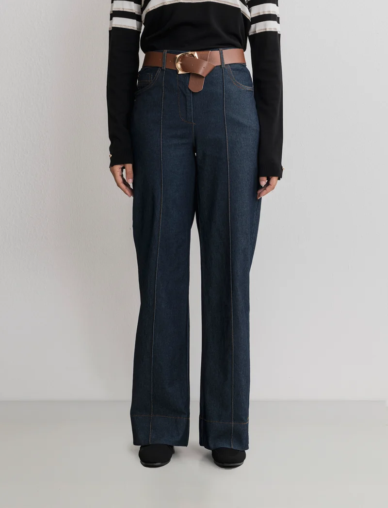 JEANS CON CINTURA - Denim