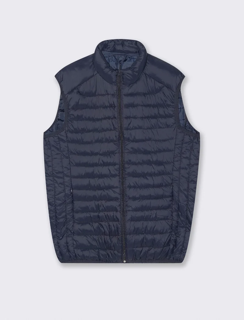 GIUBBOTTO GILET PIUMINO - Blu