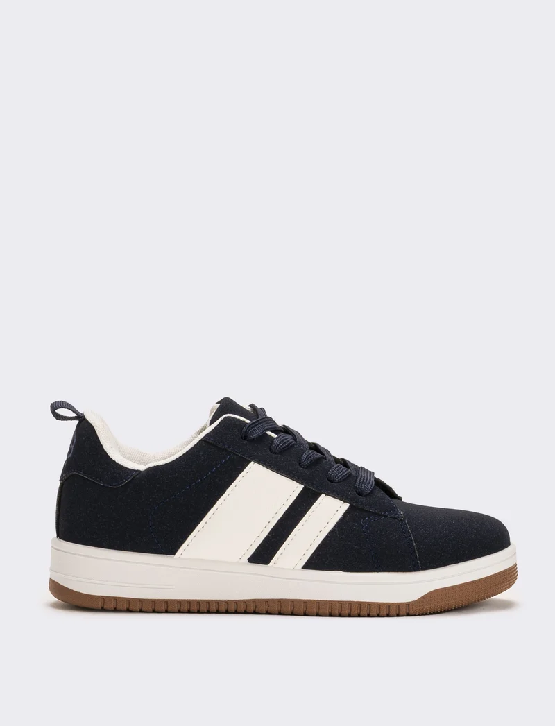 Sneakers da bambino con riporti - Blu