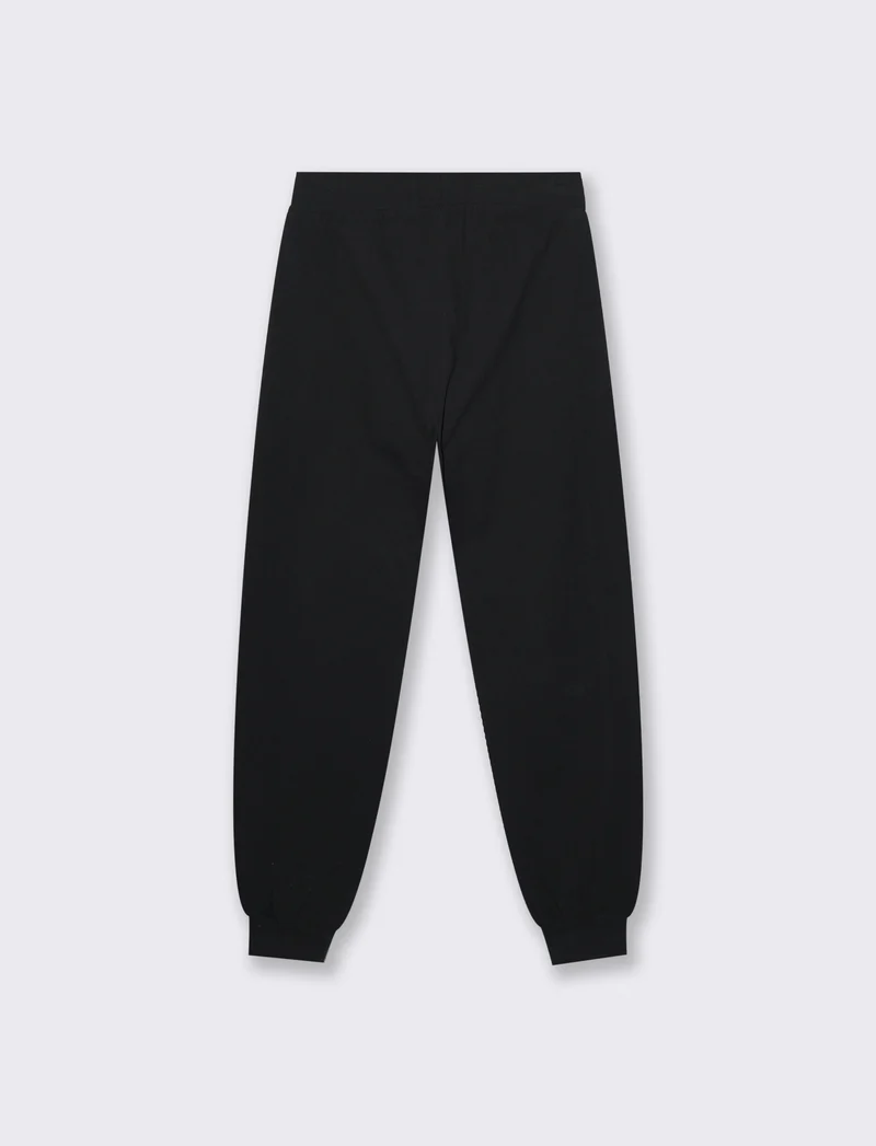 JOGGER CON ELASTICO ALLE CAVIGLIE - Nero