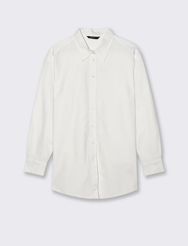 CAMICIA IN COTONE - Bianco