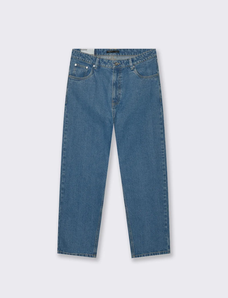 JEANS BAGGY FIT BLU MEDIO - Denim