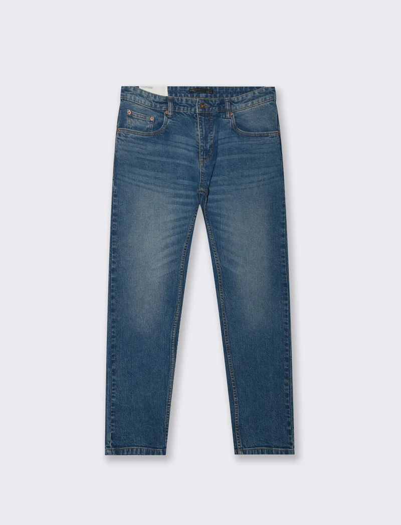 JEANS REGULAR FIT: - Denim