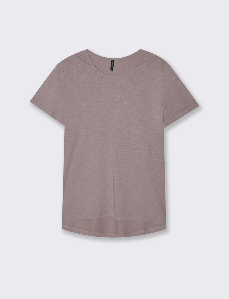T-SHIRT BASICA - Viola glicine