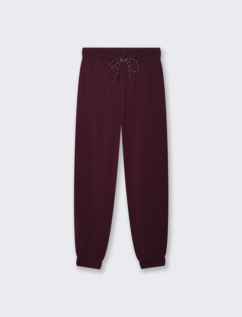 JOGGER CON COULISSE - Bordeaux