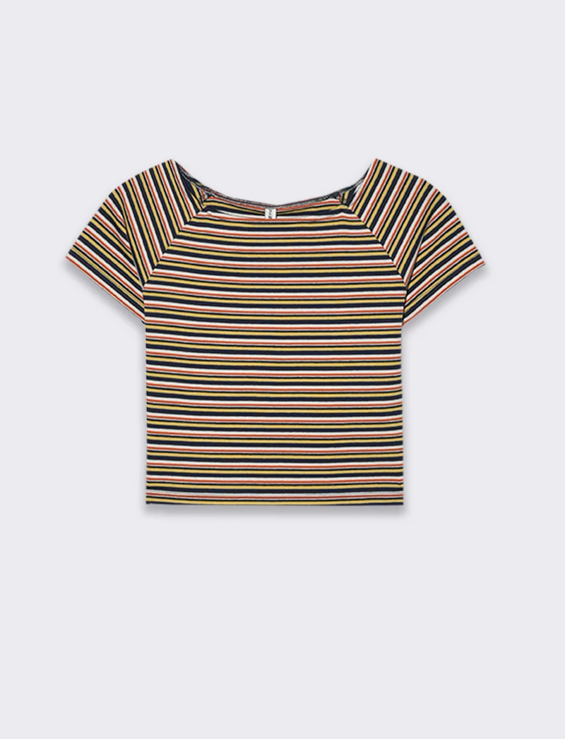 T-shirt crop da donna - var 1