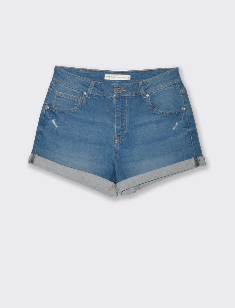 Short in denim da donna - Denim