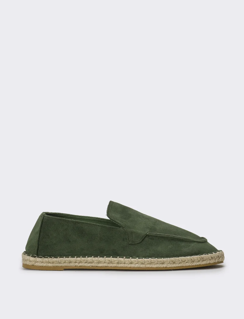 Slip-on scamosciata da uomo . - Verde
