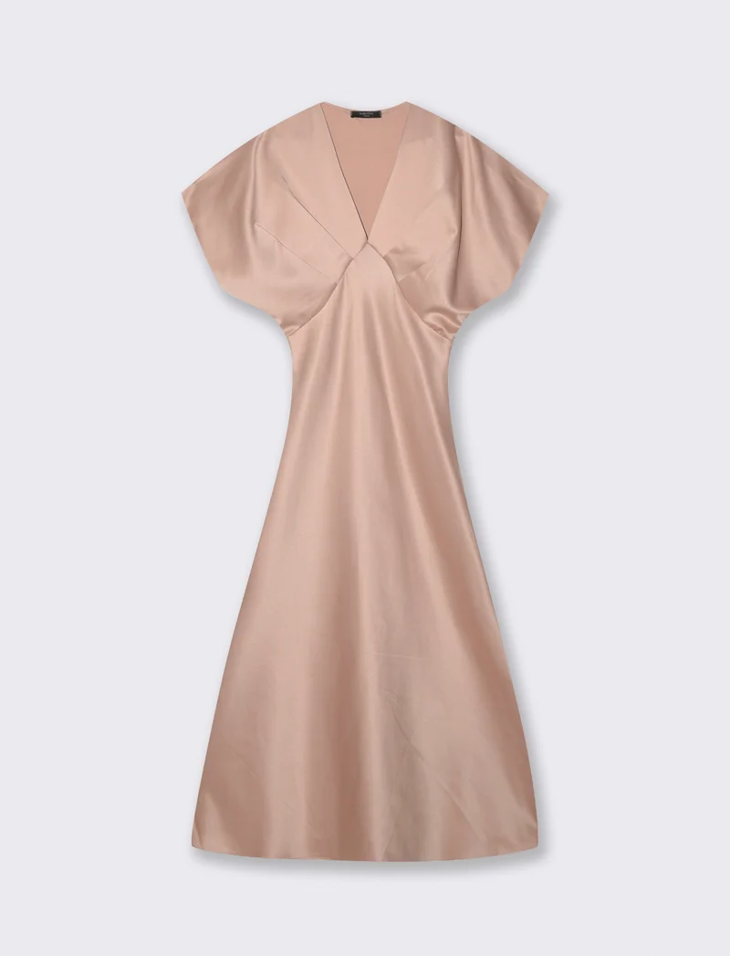 Vestito in raso - Beige champagne