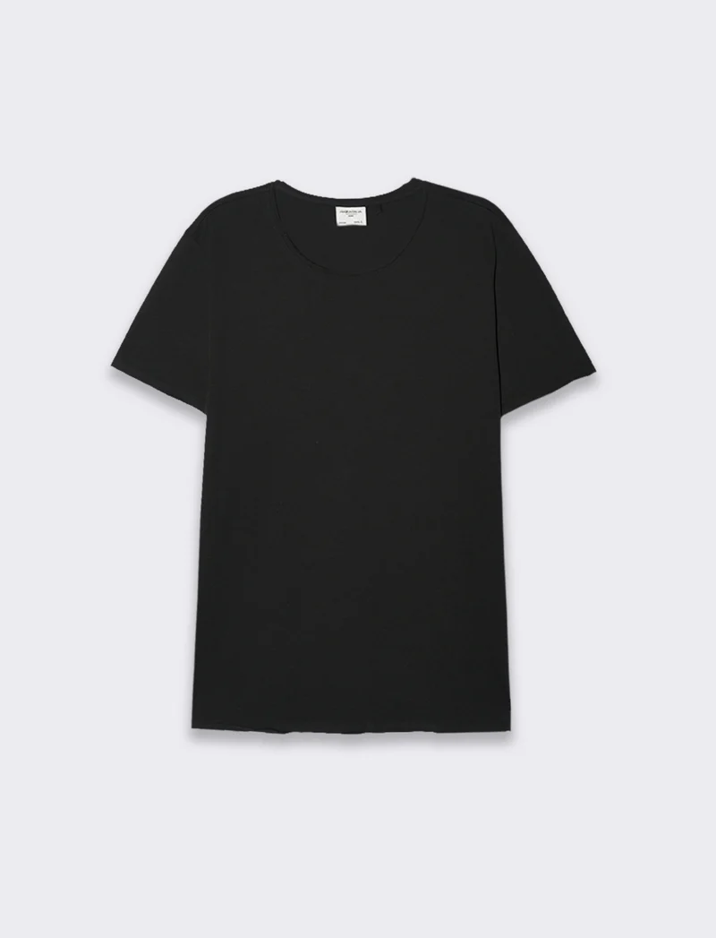 T-SHIRT ORLI TAGLIO VIVO REGULAR FIT - Nero