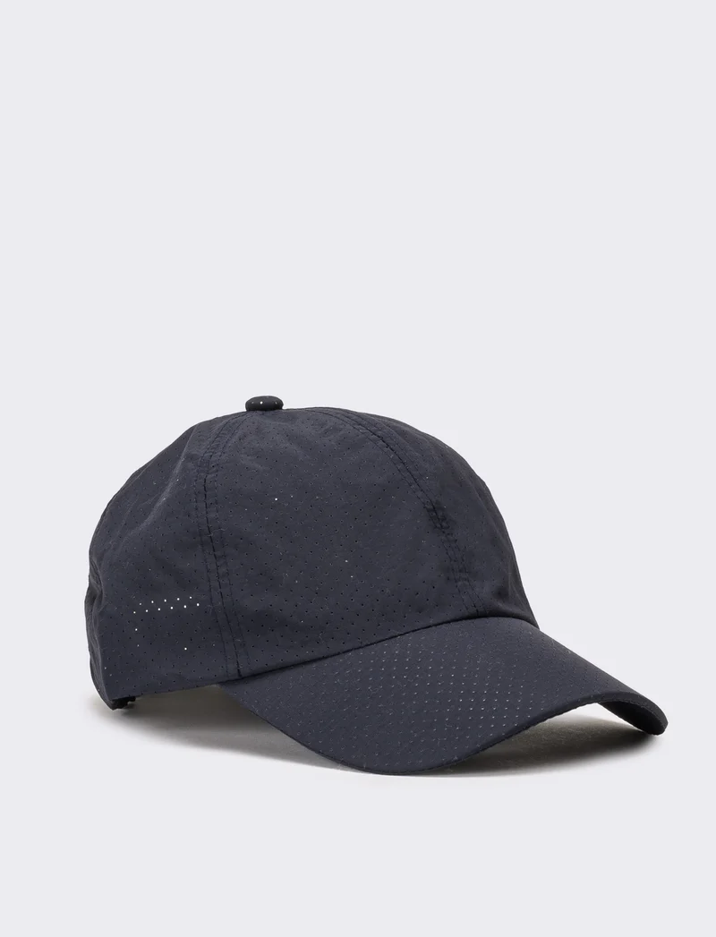 Cappello uomo baseball traforato in nylon - Blu
