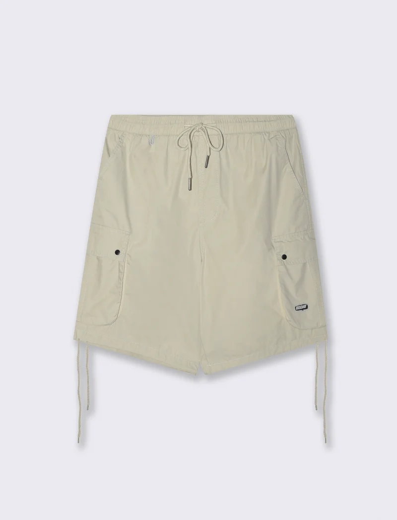 Bermuda jogger cargo relaxed fit da uomo - Grigio ghiaccio